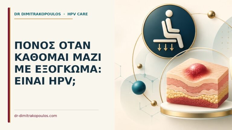 Ιατρικό cover για: Πόνος όταν κάθομαι μαζί με εξόγκωμα: είναι HPV