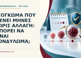 Εξόγκωμα που μένει μήνες χωρίς αλλαγή: μπορεί να είναι κονδύλωμα; Ιατρικό cover για: Εξόγκωμα που μένει μήνες χωρίς αλλαγή: μπορεί να είναι κονδύλωμα