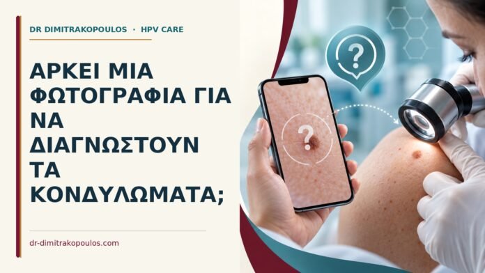 Ιατρικό cover για: Αρκεί μια φωτογραφία για να διαγνωστούν τα κονδυλώματα