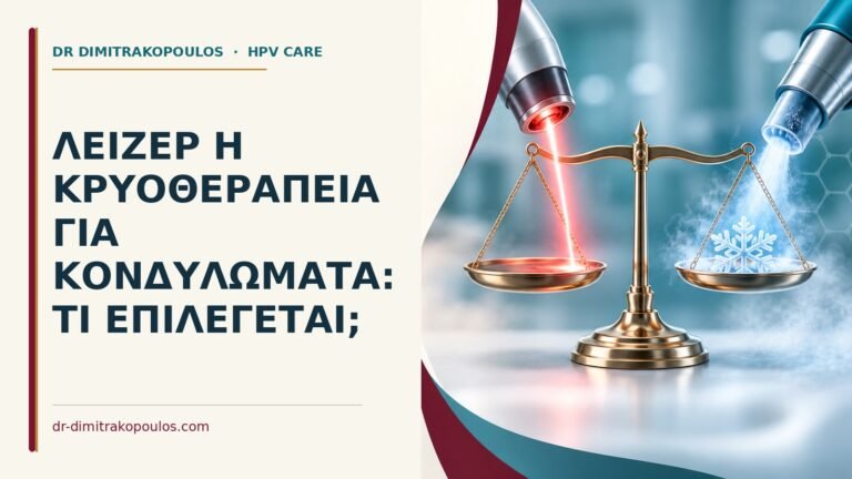 Ιατρικό cover για: Λέιζερ ή κρυοθεραπεία για κονδυλώματα: τι επιλέγεται