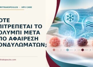 Πότε επιτρέπεται το κολύμπι μετά από αφαίρεση κονδυλωμάτων; Ιατρικό cover για: Πότε επιτρέπεται το κολύμπι μετά από αφαίρεση κονδυλωμάτων