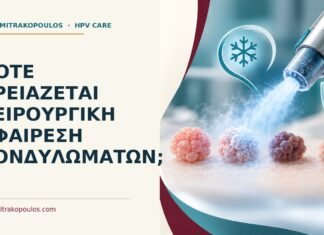 Πότε χρειάζεται χειρουργική αφαίρεση κονδυλωμάτων; Ιατρικό cover για: Πότε χρειάζεται χειρουργική αφαίρεση κονδυλωμάτων