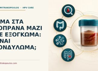 Ιατρικό cover για: Αίμα στα κόπρανα μαζί με εξόγκωμα: είναι κονδύλωμα