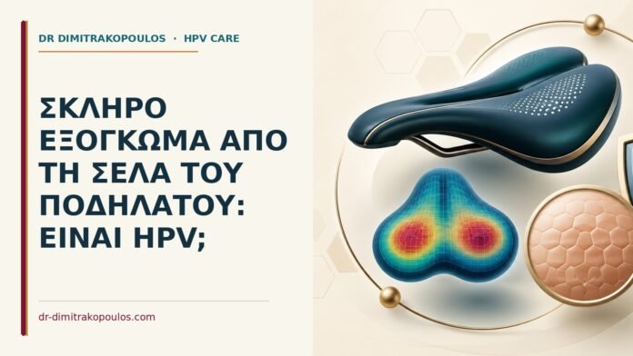 Σκληρό εξόγκωμα από τη σέλα του ποδηλάτου: είναι HPV Ιατρικό cover για: Σκληρό εξόγκωμα από τη σέλα του ποδηλάτου: είναι HPV