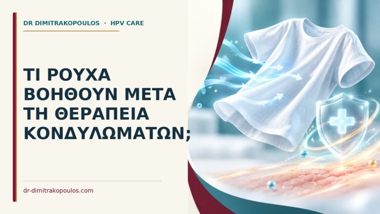 Ιατρικό cover για: Τι ρούχα βοηθούν μετά τη θεραπεία κονδυλωμάτων