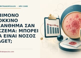 Ιατρικό cover για: Επίμονο κόκκινο εξάνθημα σαν έκζεμα: μπορεί να είναι νόσος Paget
