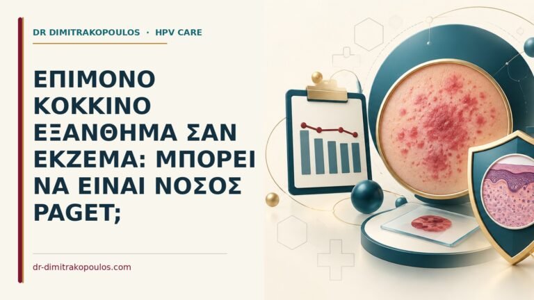 Ιατρικό cover για: Επίμονο κόκκινο εξάνθημα σαν έκζεμα: μπορεί να είναι νόσος Paget