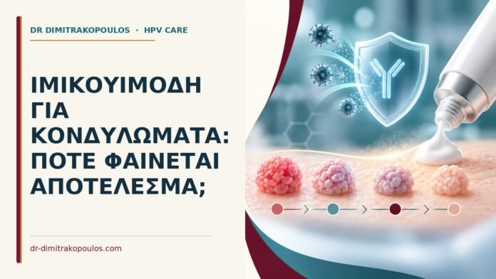 Ιμικουιμόδη για κονδυλώματα: πότε φαίνεται αποτέλεσμα Ιατρικό cover για: Ιμικουιμόδη για κονδυλώματα: πότε φαίνεται αποτέλεσμα