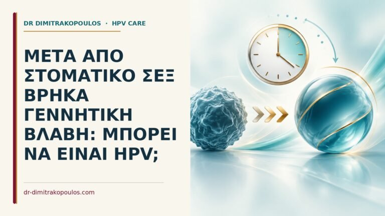 Ιατρικό cover για: Μετά από στοματικό σεξ βρήκα γεννητική βλάβη: μπορεί να είναι HPV