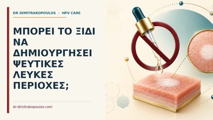 Μπορεί το ξίδι να δημιουργήσει ψεύτικες λευκές περιοχές Ιατρικό cover για: Μπορεί το ξίδι να δημιουργήσει ψεύτικες λευκές περιοχές