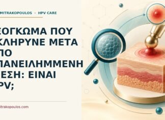 Εξόγκωμα που σκλήρυνε μετά από επανειλημμένη πίεση: είναι HPV; Ιατρικό cover για: Εξόγκωμα που σκλήρυνε μετά από επανειλημμένη πίεση: είναι HPV