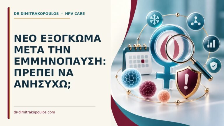 Ιατρικό cover για: Νέο εξόγκωμα μετά την εμμηνόπαυση: πρέπει να ανησυχώ