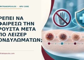 Πρέπει να αφαιρέσω την κρούστα μετά από λέιζερ κονδυλωμάτων; Ιατρικό cover για: Πρέπει να αφαιρέσω την κρούστα μετά από λέιζερ κονδυλωμάτων