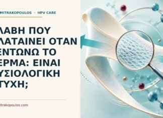 Ιατρικό cover για: Βλάβη που πλαταίνει όταν τεντώνω το δέρμα: είναι φυσιολογική πτυχή