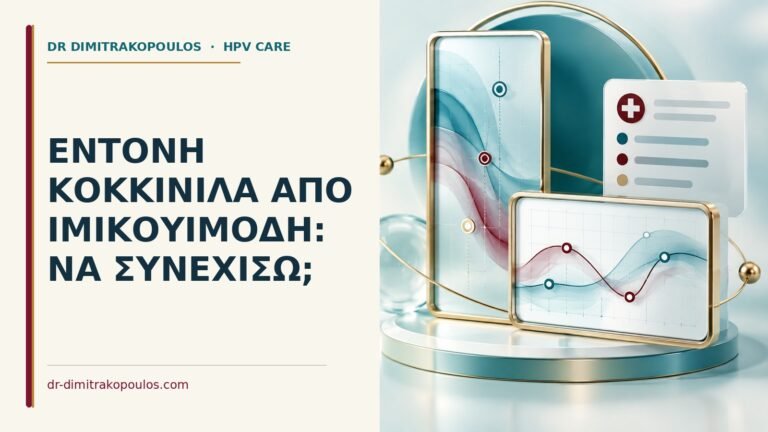 Ιατρικό cover για: Έντονη κοκκινίλα από ιμικουιμόδη: να συνεχίσω