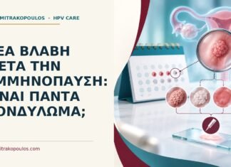 Ιατρικό cover για: Νέα βλάβη μετά την εμμηνόπαυση: είναι πάντα κονδύλωμα