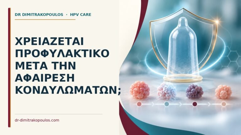 Ιατρικό cover για: Χρειάζεται προφυλακτικό μετά την αφαίρεση κονδυλωμάτων