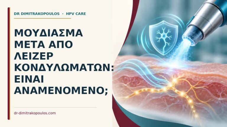 Ιατρικό cover για: Μούδιασμα μετά από λέιζερ κονδυλωμάτων: είναι αναμενόμενο