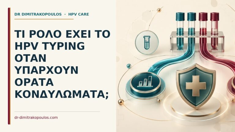 Ιατρικό cover για: Τι ρόλο έχει το HPV typing όταν υπάρχουν ορατά κονδυλώματα