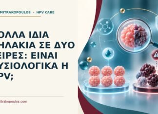 Ιατρικό cover για: Πολλά ίδια θηλάκια σε δύο σειρές: είναι φυσιολογικά ή HPV