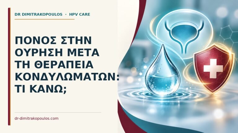 Ιατρικό cover για: Πόνος στην ούρηση μετά τη θεραπεία κονδυλωμάτων: τι κάνω