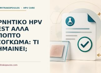 Αρνητικό HPV test αλλά ύποπτο εξόγκωμα: τι σημαίνει; Ιατρικό cover για: Αρνητικό HPV test αλλά ύποπτο εξόγκωμα: τι σημαίνει
