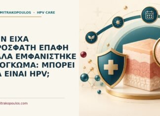 Δεν είχα πρόσφατη επαφή αλλά εμφανίστηκε εξόγκωμα: μπορεί να είναι HPV; Ιατρικό cover για: Δεν είχα πρόσφατη επαφή αλλά εμφανίστηκε εξόγκωμα: μπορεί να είναι HPV