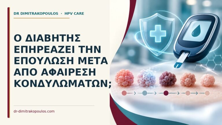 Ιατρικό cover για: Ο διαβήτης επηρεάζει την επούλωση μετά από αφαίρεση κονδυλωμάτων
