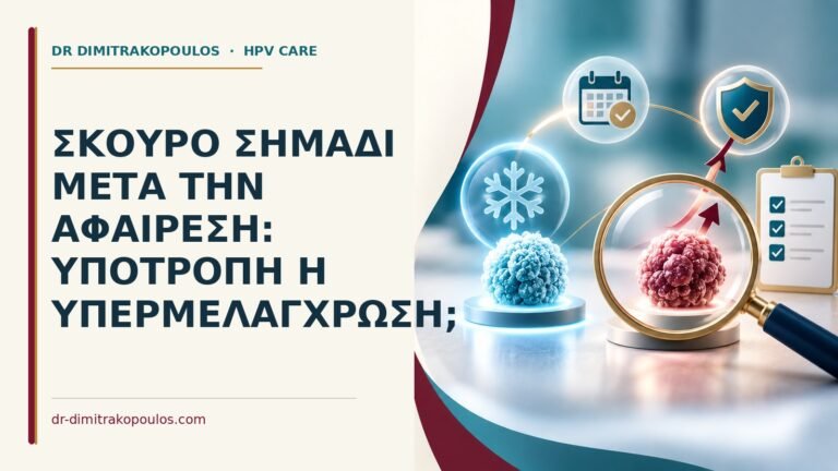 Ιατρικό cover για: Σκούρο σημάδι μετά την αφαίρεση: υποτροπή ή υπερμελάγχρωση