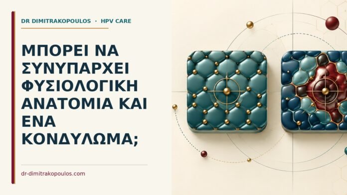 Μπορεί να συνυπάρχει φυσιολογική ανατομία και ένα κονδύλωμα Ιατρικό cover για: Μπορεί να συνυπάρχει φυσιολογική ανατομία και ένα κονδύλωμα