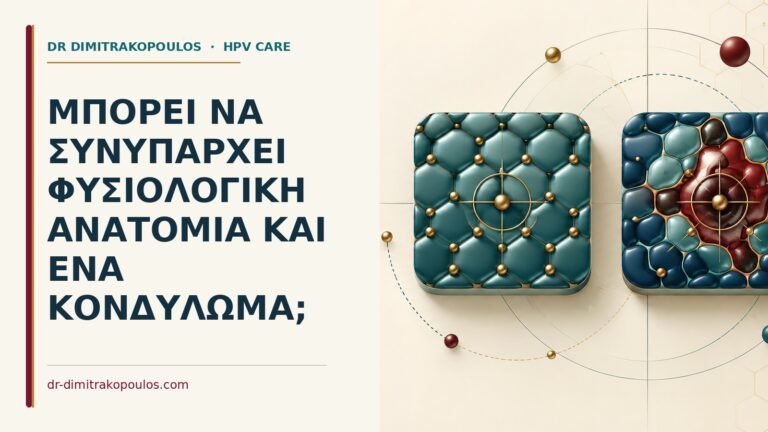 Ιατρικό cover για: Μπορεί να συνυπάρχει φυσιολογική ανατομία και ένα κονδύλωμα