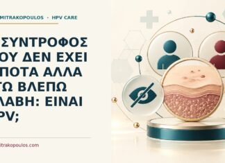 Ο σύντροφός μου δεν έχει τίποτα αλλά εγώ βλέπω βλάβη: είναι HPV; Ιατρικό cover για: Ο σύντροφός μου δεν έχει τίποτα αλλά εγώ βλέπω βλάβη: είναι HPV