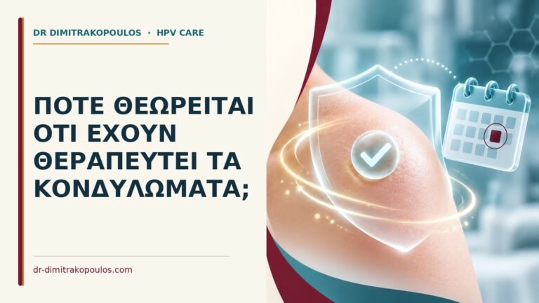 Ιατρικό cover για: Πότε θεωρείται ότι έχουν θεραπευτεί τα κονδυλώματα