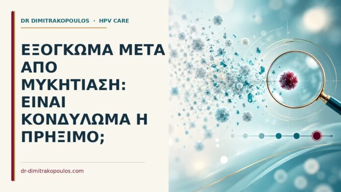 Ιατρικό cover για: Εξόγκωμα μετά από μυκητίαση: είναι κονδύλωμα ή πρήξιμο