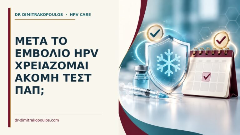 Ιατρικό cover για: Μετά το εμβόλιο HPV χρειάζομαι ακόμη τεστ Παπ