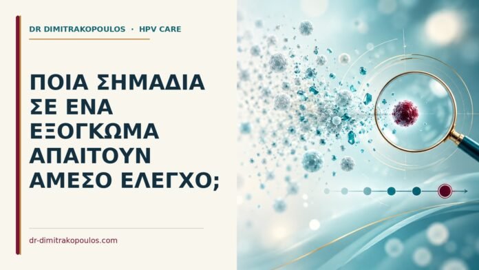 Ιατρικό cover για: Ποια σημάδια σε ένα εξόγκωμα απαιτούν άμεσο έλεγχο