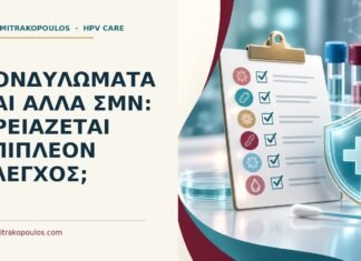 Ιατρικό cover για: Κονδυλώματα και άλλα ΣΜΝ: χρειάζεται επιπλέον έλεγχος