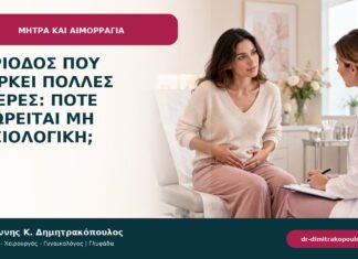 Περίοδος που διαρκεί πολλές ημέρες: πότε θεωρείται μη φυσιολογική;
