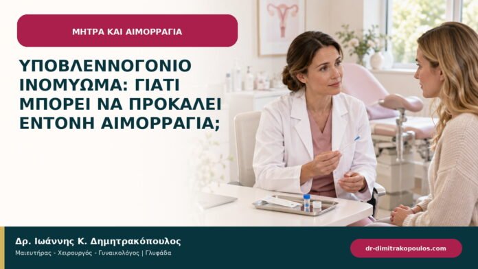 Υποβλεννογόνιο ινομύωμα: γιατί μπορεί να προκαλεί έντονη αιμορραγία;