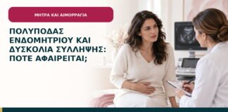 Πολύποδας ενδομητρίου και δυσκολία σύλληψης: πότε αφαιρείται;