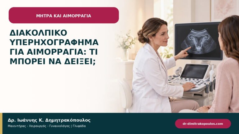 Διακολπικό υπερηχογράφημα για αιμορραγία: τι μπορεί να δείξει;