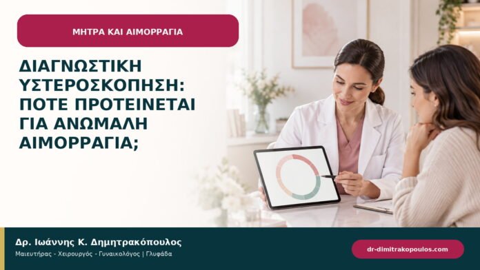 Διαγνωστική υστεροσκόπηση: πότε προτείνεται για ανώμαλη αιμορραγία; Διαγνωστική υστεροσκόπηση: πότε προτείνεται για ανώμαλη αιμορραγία;