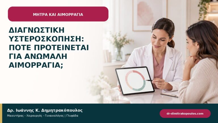 Διαγνωστική υστεροσκόπηση: πότε προτείνεται για ανώμαλη αιμορραγία;