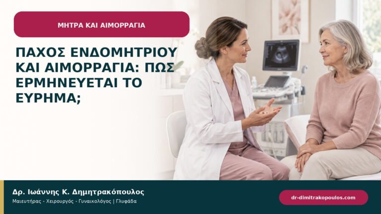 Πάχος ενδομητρίου και αιμορραγία: πώς ερμηνεύεται το εύρημα;