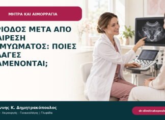 Περίοδος μετά από αφαίρεση ινομυώματος: ποιες αλλαγές αναμένονται;