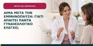 Αίμα μετά την εμμηνόπαυση: γιατί απαιτεί πάντα γυναικολογικό έλεγχο;