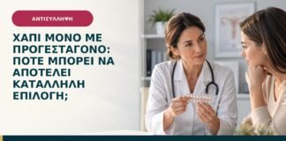 Χάπι μόνο με προγεσταγόνο: πότε μπορεί να αποτελεί κατάλληλη επιλογή;