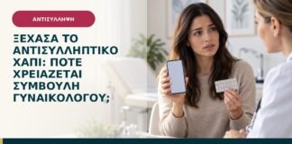 Ξέχασα το αντισυλληπτικό χάπι: πότε χρειάζεται συμβουλή γυναικολόγου;
