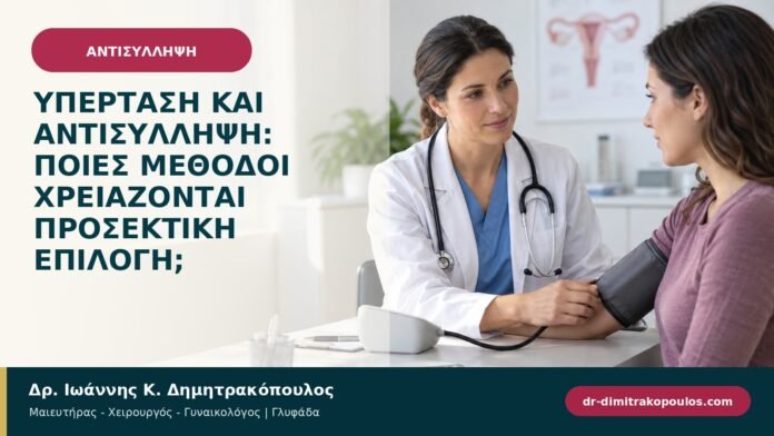 Υπέρταση και αντισύλληψη: ποιες μέθοδοι χρειάζονται προσεκτική επιλογή;