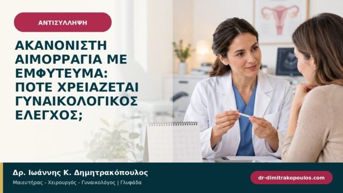 Ακανόνιστη αιμορραγία με εμφύτευμα: πότε χρειάζεται γυναικολογικός έλεγχος; Ακανόνιστη αιμορραγία με εμφύτευμα: πότε χρειάζεται γυναικολογικός έλεγχος;